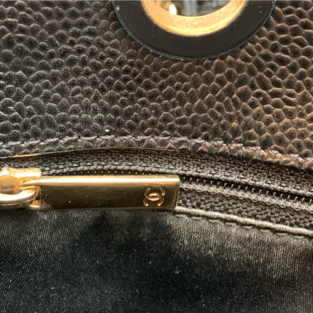 Chanel Black Quilted Caviar
Grand Shopping Tote - Picture 11 of 14